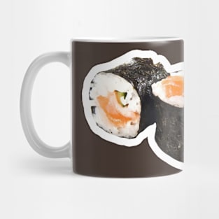 Rolls of Delight: Sushi Art Mug